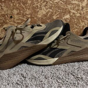 Reebok nano X CrossFit Men's Beige and Black Athletic Shoes